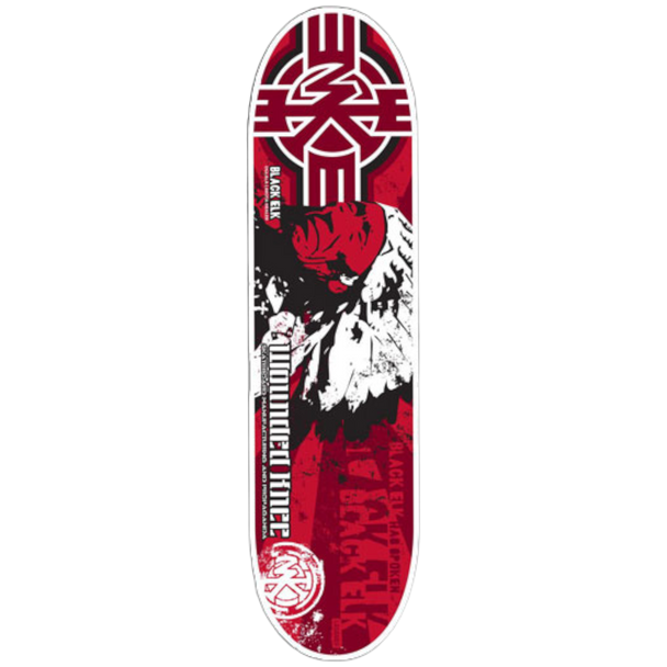 Wounded Knee - 8.2" Black Elk Skateboard Deck