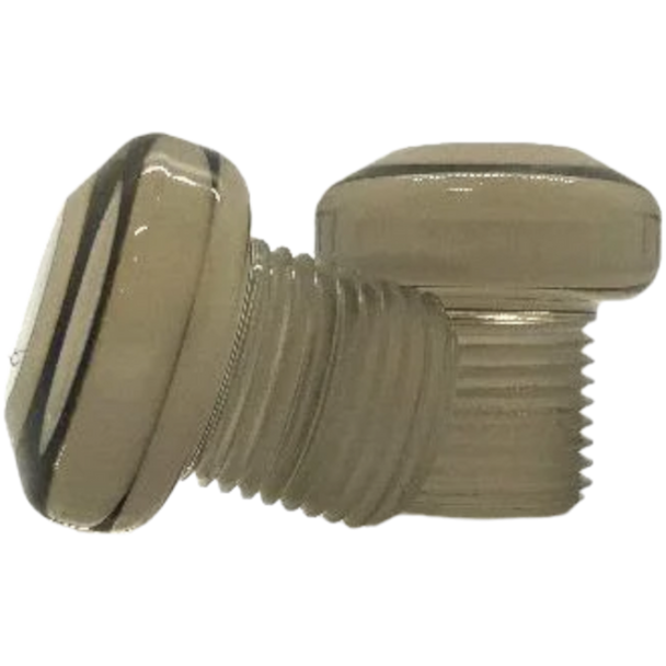 Jammerz Toe Plugs - Clear Smoke - 5/8 Plug ( set of 2 )