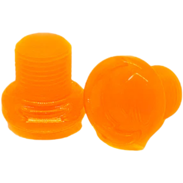 Jammerz Toe Plugs - Fluorescent Orange - 5/8 Plug ( set of 2 )