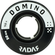 Radar - Domino 50mm | 98a or 101a ( 4 pack ) Black Indoor Rhythm, Dance, Session, Shuffle