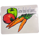 Grow Food Not Lawns Sticker - 4" x 3"