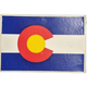 Colorado Flag Sticker - 1.5" x 1"