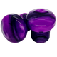 Jammerz Toe Plugs - Swirlz - Purple Haze - 5/8 Plug ( set of 2 )