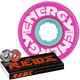 Radar - Purple Energy 57mm Outdoor Wheels (Set of 4) and Bones Reds Bearings (Set of 8) Bundle