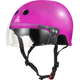 Triple 8 - Pink Glossy The Certified Sweatsaver Visor Helmet