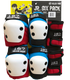 187 Killer Pads - Kids Red/White/Blue JR Six Pack - Knee, Elbow & Wrist Safety Gear Set