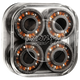 Bronson Speed Co. Raw Skateboard Bearings ( set of 8 bearings )