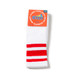 Socco skate socks - Classic RED Stripes