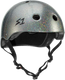 S1 Lifer Mega Helmet - Silver Gloss Glitter | Adult Skate Helmets For Larger Heads From S-One