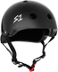 S1 Lifer Mini Helmet - Black Gloss | Childrens Skate Helmets From S-One