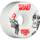 Roller Bones - White Bowl Bombers Skatepark Wheels  - 8 pack