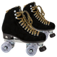 Moxi Skates -Black Suede Panther Indoor / Outdoor Roller Skate - roller skates