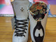 Moxi Skates -  custom Vegan white / black Jack boots & skate packages