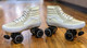 Vans custom Roller Skates  -  Sk8 - Hi Pro Marshmallow / White