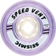 Seismic crystal clear purple 85mm 77a Speed Vent Wheels ( set of 4 )