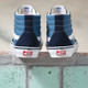 Vans custom Roller Skates  - Sk8 - Hi Pro Navy / White