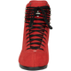 Moxi Roller Skates custom Poppy Red Jack 2  quad boots