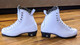 Moxi Skates -  ( In stock ) Size 7 custom Vegan white / White Jack boots & skate packages