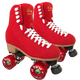 Jackson - Vista Red Skates with Viper Nylon plates | outdoor Rollerskates
