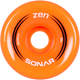 Sonar - Orange Zen Outdoor Roller Skate Wheels ( 4 pack )