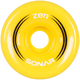 Sonar - Yellow Zen Outdoor Roller Skate Wheels ( 4 pack )