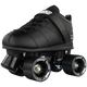 Crazy Skates - Rocket Black/Black - JR Quad Skates  ( USA sizes J10 - 7 )