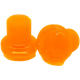 Jammerz Toe Plugs - Fluorescent Orange - 5/8 Plug ( set of 2 )