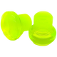 Jammerz Toe Plugs - Fluorescent Yellow - 5/8 Plug ( set of 2 )