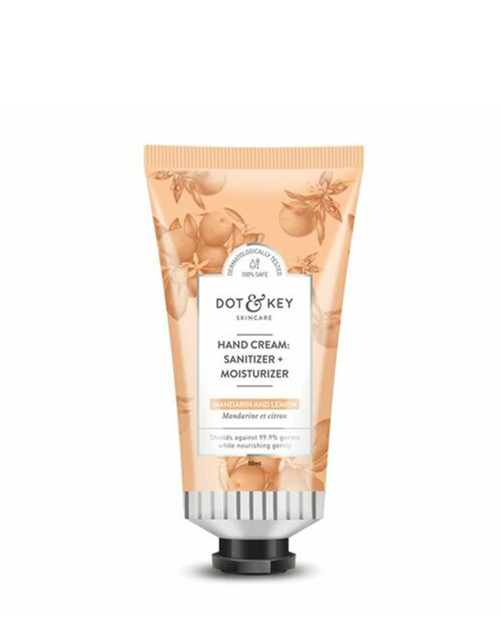 Dot & Key Hand Cream : Sanitizer + moisturizer (Mandarin & Lemon)