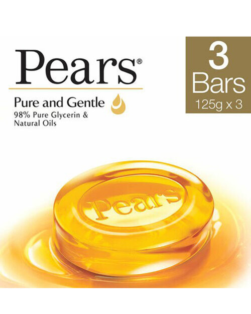 Pears Pure & Gentle Bathing Bar (Pack Of 3)