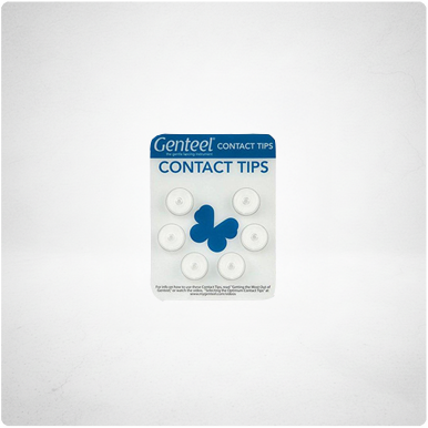 PetTest Genteel Replacement Contact Tips (6 Pack - Clear)