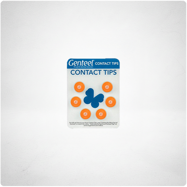 PetTest Genteel Replacement Contact Tips (6 Pack - Orange)