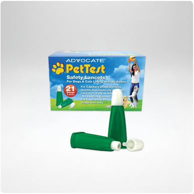 Advocate PetTest Safety Lancets - 21G x 2.4mm (100/box)