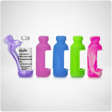 10mL Tall Vial Safe for Pets Insulin Protective Case - MIX & MATCH 3 Pack