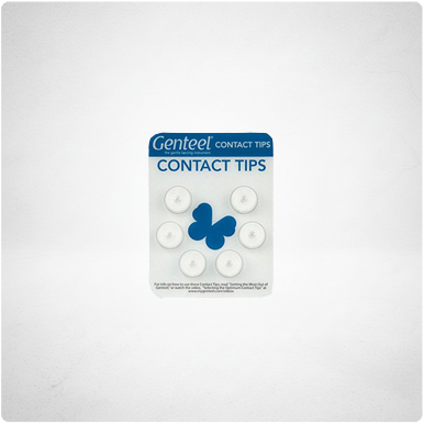 PetTest Genteel Replacement Contact Tips (6 Pack - Clear)