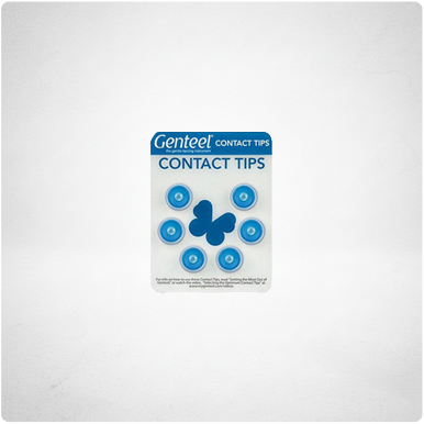 PetTest Genteel Replacement Contact Tips (6 Pack - Blue)