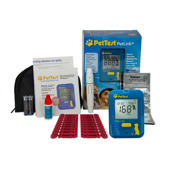 PetTest PetLink+ Meter Kit - INCLUDES 25 TEST STRIPS (850033879216)