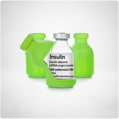 Vial Safe for Pets insulin vial protector case, ProZinc 20mL, 3-pack