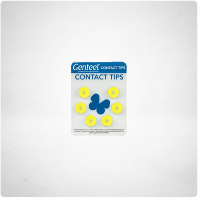 PetTest Genteel replacement contact tips, number 2 Yellow, 6 pack
