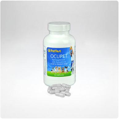 PetTest OCUPET eye supplement for small to medium dogs and all cats