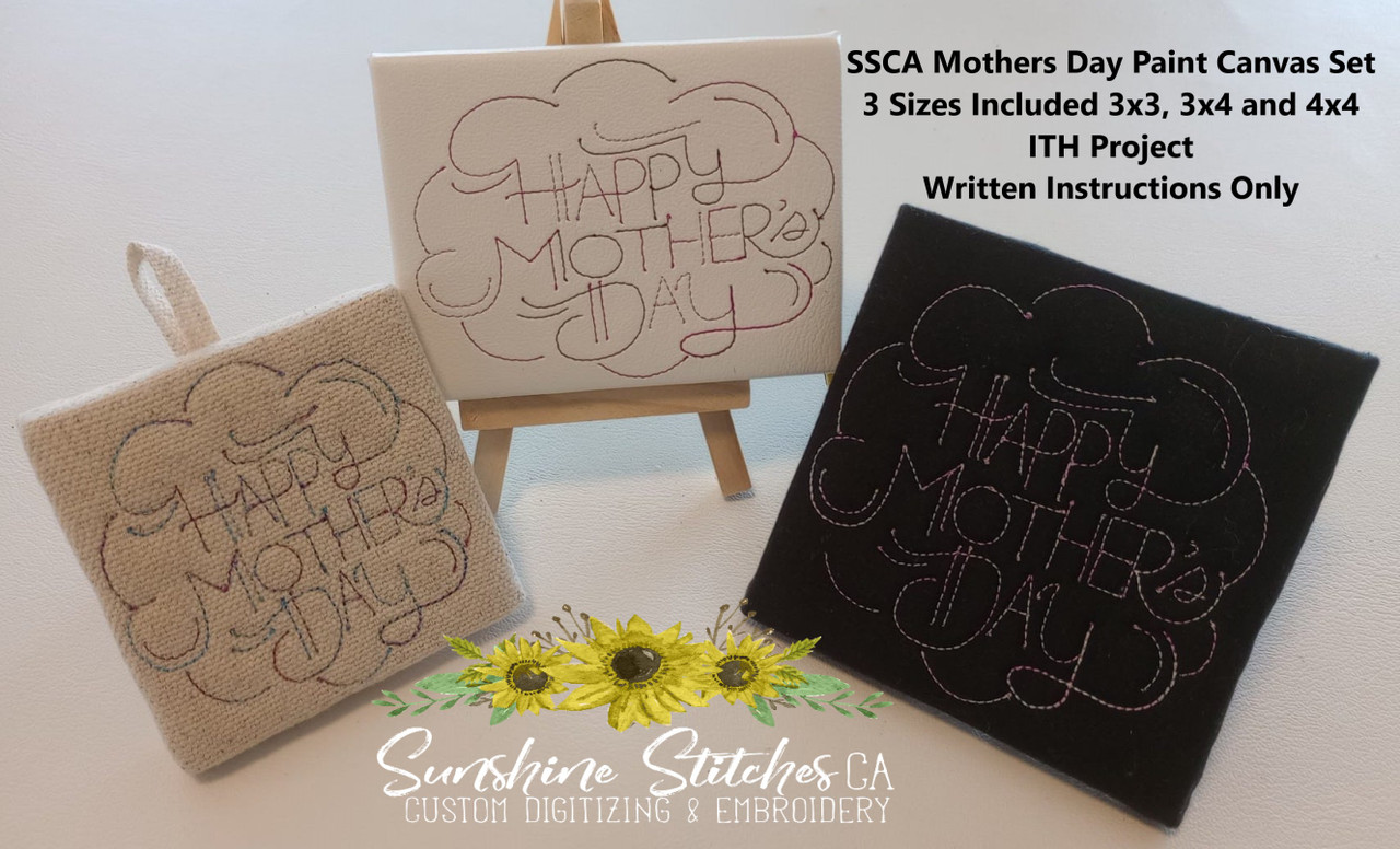 Paint Canvas Mothers Day Set 3 Sizes