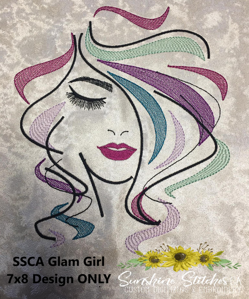 Glam Girl DESIGN ONLY 7x8