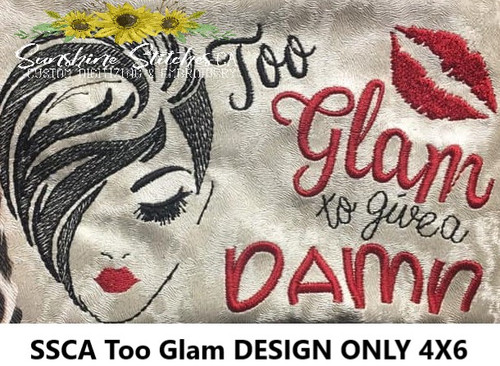 Too, Glam,DESIGN, Only, 4x6,