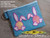 Egg,Bunny,5x6,Lined,Zipper,Bag,