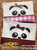 Panda, Panel, 5x7, Lined, Zip, Bag,