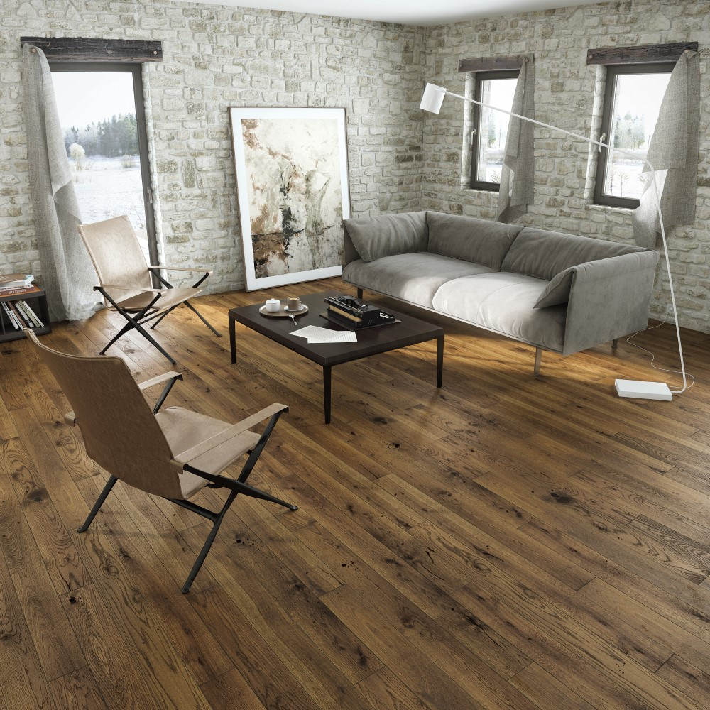 Tuscany Country Walnut Click Engineered Wood Flooring
