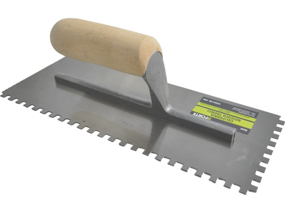 FORTE California Pattern Notched Trowel
