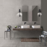 Tuscany CROSSROAD Chalk Grey 80x160 Rombo + Wood Grey 20x120
