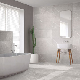 Azteca Aneto
Aneto Grey 1200x400 Wall Tile and 600x600 Floor Tile
