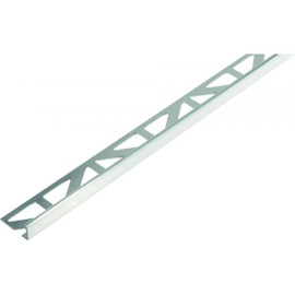 Silver Aluminium Square Edge Tile Trim
